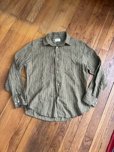 Vintage Aime Leon Dore Linen Shirt size S made in Italy - Picture 1 of 9