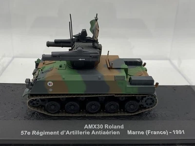 AMX30 Roland 57th Anti-Air Regiment Marne France 1991 military tank 1:72 Altaya - Image 1 of 3