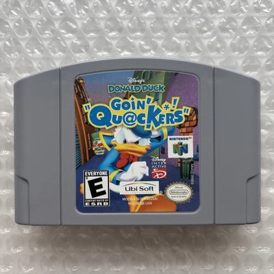 Disney's Donald Duck: Goin' Quackers (Nintendo 64, 2000) N64 Authentic Tested - Image 1 of 4