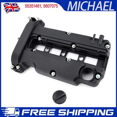 Rocker Valve Cover for Vauxhall Astra Corsa Meriva Tigra 1.2 1.4 Petrol 55351461 - Image 1 of 4