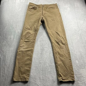 Flint And Tinder 365 Pants Mens 36 Brown 5 Pocket Chino 31x30* Slim Fit Twill - Picture 1 of 11