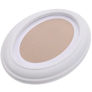 7 Inch Solid Wood Photo Frame Home Decor Unfinished Oval Picture - Picture 1 of 11