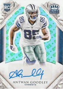 2015 Panini Crown Royale Football 185 Antwan Goodley Autograph Signature /85 - Bild 1 von 1