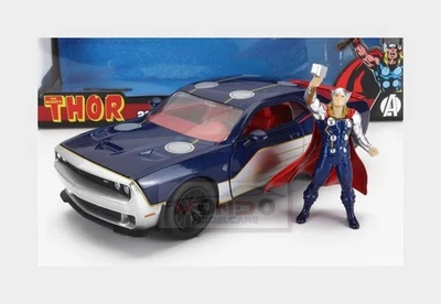 1:24 JADA Dodge Challenger Srt8 With Thor Figure 2015 253225032-32186 - Immagine 1 di 2