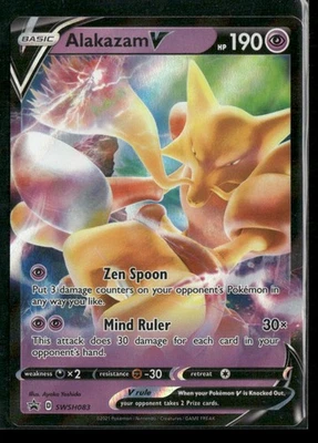 SWSH: Sword & Shield Promo Cards #SWSH083 Alakazam V - Image 1 of 2