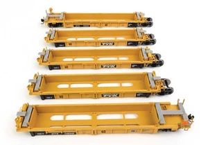 Walthers Mainline 55664 HO Scale Thrall 5-Unit Rebuilt 40' Well Car - Ready to R - Picture 1 of 1