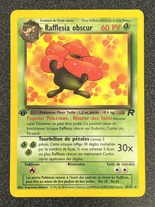 Team Rocket French 1st Edition #30/82 Dark Vileplume (Rafflesia obscur) Rare LP - Picture 1 of 2
