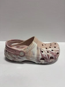 Crocs Kids’ Classic Marbled Clogs, Girls’ Size 2 M - Picture 1 of 5