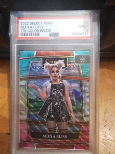 Psa 9 2022 Select Wwe Alexa Bliss Tri Color Prizm - Picture 1 of 2