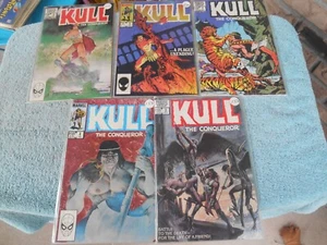 LOTE DE 5 CÓMICS VINTAGE DE KULL EL CONQUISTADOR MARVEL AÑOS 80 - Imagen 1 de 15