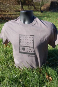 EMS SYNTHI - A PUTNEY - ANALOG SYNTHESIZER T SHIRT - vcs3 - GREY - Picture 1 of 2