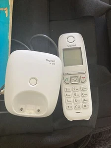 Gigaset AL220A weiß Schnurlostelefon mit Anrufbeantworter - Bild 1 von 5