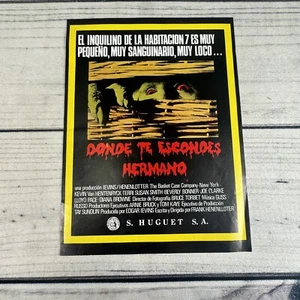 Vintage Basket Case Filmplakat 1983 Mini Poster. Spanisch. 1983. Original - Bild 1 von 7