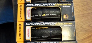Continental Grandprix 4 Season 25-622mm Racing Bike Tires, 2 Tires (700x25c) - Picture 1 of 2
