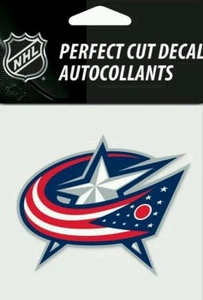 Columbus Blue Jackets Logo 4 x 4 Perfect Cut Car Decal See Description  - Picture 1 of 1