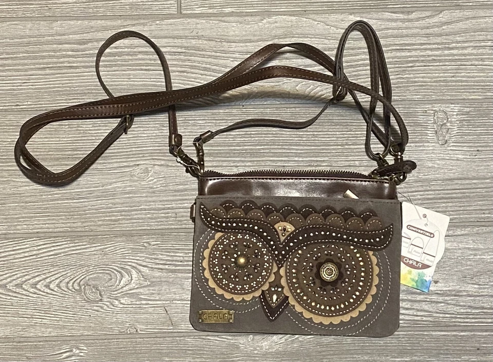 Nuevo con etiquetas Bolsos de Mano Chala Búho Dazzeled Mini Bandolera Bolso de Mano Cartera Foto 1 de 2