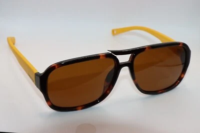 NAUTICA N6204S 310 TORTOISE 黄色偏光正品太阳镜 59-15 — 第 1/4 张图片