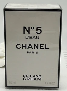 CHANEL N°5 L'EAU On Hand Cream, 1.7 oz./ 50ml NEW SEALED IN BOX, limited-edition - Picture 1 of 5