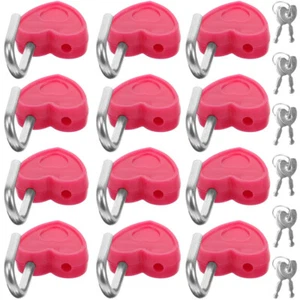  24 Set Mini Herzschloss Baby Süßes Vorhängeschloss Mini-Tagebuchsperre - Bild 1 von 12