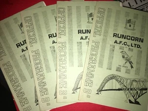 Runcorn HEIM & AUSWÄRTS Programme Liga & Pokal GRATISVERSAND - Bild 1 von 18