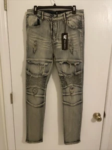 Waimea Men’s Jeans Skinny Fit 34 x 32 Blue NWT NEW $65 - Picture 1 of 14