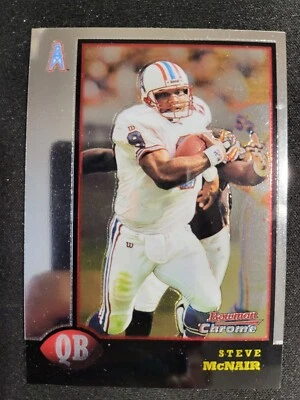1998 Bowman Chrome Steve Mcnair Card #37 Titans - Image 1 of 2