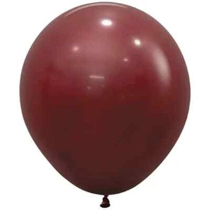 Sempertex 18" Deluxe Merlot Latex Balloons (25 count) - Picture 1 of 1