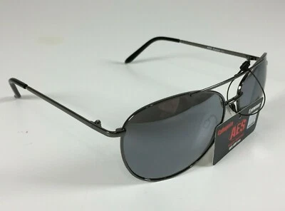 Óculos de sol estilo aviador Auburn Tigers AES Optics UVA 400 lente flash espelho novo - Imagem 1 de 4