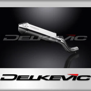 Ducati Scrambler 800 2015-2021 Slip On 13" TriOval Stainless Exhaust Muffler Kit - Picture 1 of 5