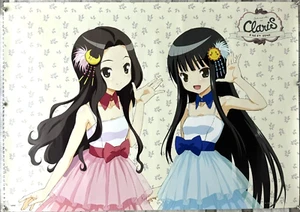 ClariS - Álbum Party Time, feat Clara & Alice, póster promocional de tienda tamaño PYME B2 - Imagen 1 de 5