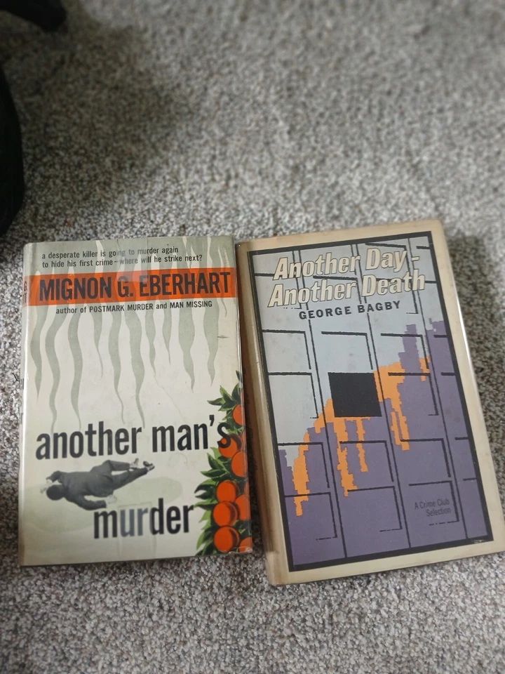 10  Mysteries 1st ed  Crime Club  1950s George Bagley Wallace. Mignon Eberhart - Image 1 of 4