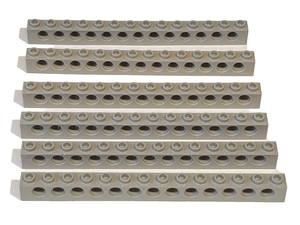 6 x LEGO Technik Lochbalken 1x14 #32018 hell Grau - Bild 1 von 1