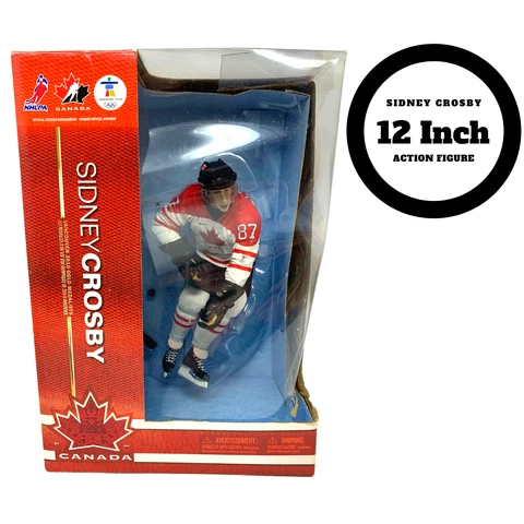 McFarlane NHL Sidney Crosby 2010 Vancouver Olympics Team Canada 12" Figure Cover
