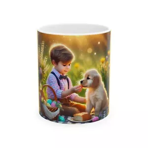 Tazza pasquale in ceramica - Augurandoti un cesto pieno di gioia - Foto 1 di 9
