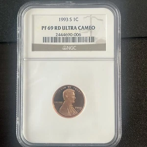 1993 S 1C PF 69 RD Ultra Cameo NGC (1203) - Picture 1 of 4