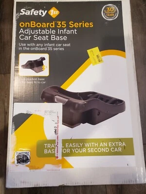 Base de asiento de coche infantil ajustable Safety 1st onBoard35 Series, negra Foto 1 de 4
