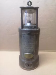 The Oldham Miners ' Patent Electric Safety Lamp TYPE-C Mining Colliery Lantern - Picture 1 of 8