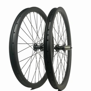 27,5er Carbon MTB Laufradsatz 40mm Breite 30mm Tiefe AM 650B Clincher Tubeless - Bild 1 von 12