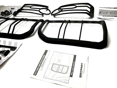 Land Rover LR3 05-09 Front and Rear Light Lamp Guard Set VUB501380 VUB501200 New - Image 1 of 4