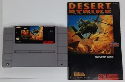 Desert Strike: Return to the Gulf (Super Nintendo Entertainment System, 1992) - Image 1 of 4