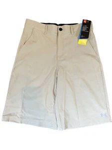 Under Armour Youth Shorts HeatGear Amphibious Hybrid 18 Boys Desert Sand Khaki - Picture 1 of 16
