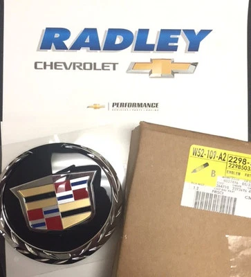 OEM GM NUEVO 07-13 CADILLAC ESCALADE REJILLA EMBLEMA EDICIÓN PLATINO 22985035 b111 Foto 1 de 3