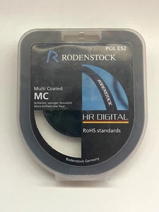 Rodenstock Pol E52 HR Digital, 52mm Circular Polarising Filter - Picture 1 of 3