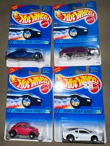 Nuevo Hot Wheels 1994 Juego de 4 Pearl Driver Series Nuevo en paquete - Imagen 1 de 3