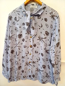 Givenchy En Plus Blouse Medium Size 12 EU 42 Designer Shirt Elegant Fashion - Picture 1 of 10
