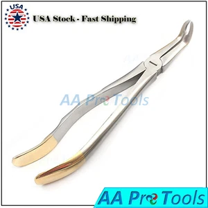 PREMIUM GERMAN DENTAL EXTRACTING FORCEPS #846 ROOT TIP TC BEAK SERRATED SURGICAL - Picture 1 of 3