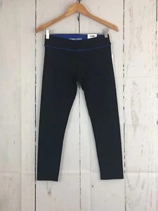 NWT Tommy Hilfiger Womens Logo Casual Athletic Leggings Size M Black Cropped - Picture 1 of 10