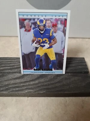 Cam Akers Retro 1992 Design Throwback Card 2022 Donruss Football #22 Rams - Image 1 of 4