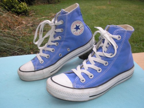 Sneaker originali CONVERSE Chucks HI taglia 36 blu medio TOP!!!