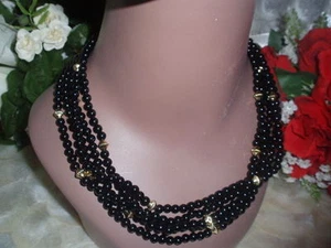Chico's Fashionable Stunning Top Quality Designer Beaded Necklace 18" - Picture 1 of 11